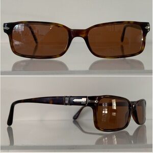 Vintage 90s Persol Polarized 2650 S Tortoise sunglasses brown lenses rectangular